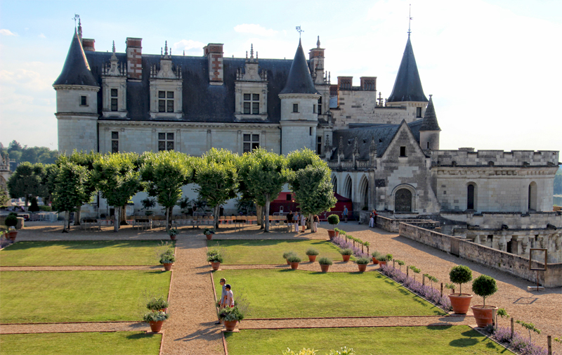 The chateau of Amboise is a Renaissance masterpiece