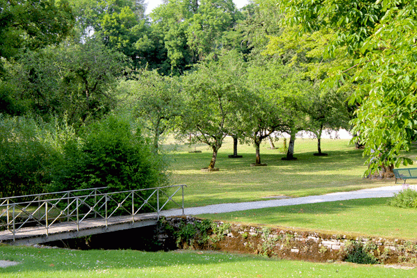 Jardin de l'Abbaye d'Auberive Haute Marne Champagne