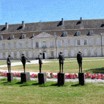 statues at the Abbaye d