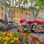 Flower market Aix-en-Provence