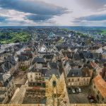 Aerial view of Laon, Aisne