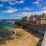 Walled port town of Saint Malo, Brittany - city of Corsairs