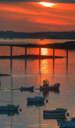 Roscoff-coucher de soleil