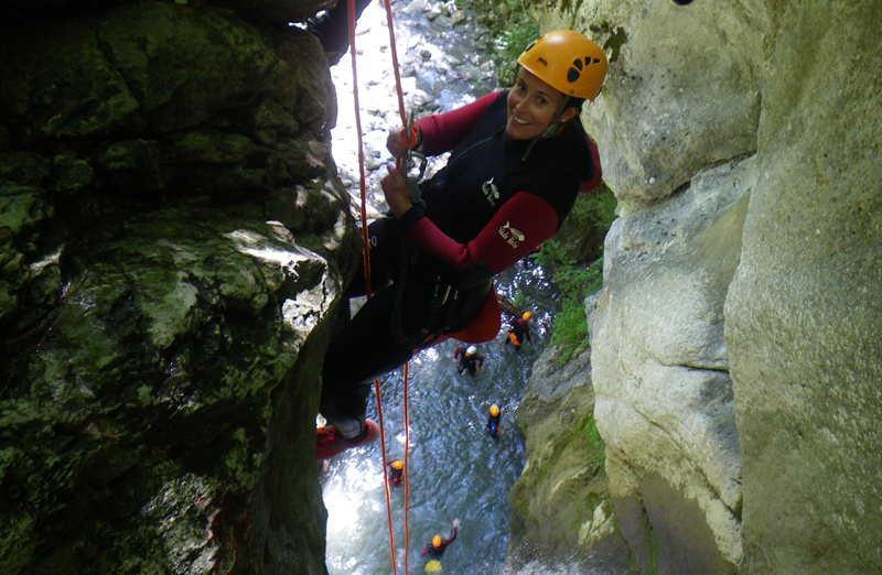 Canyoning in Samoens, guaranteed to please those who like adventure