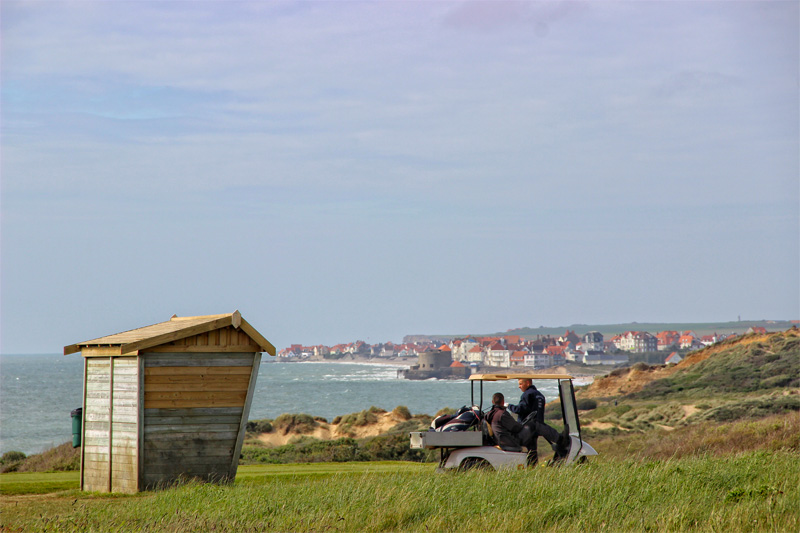 View from the golf course at Wimereux