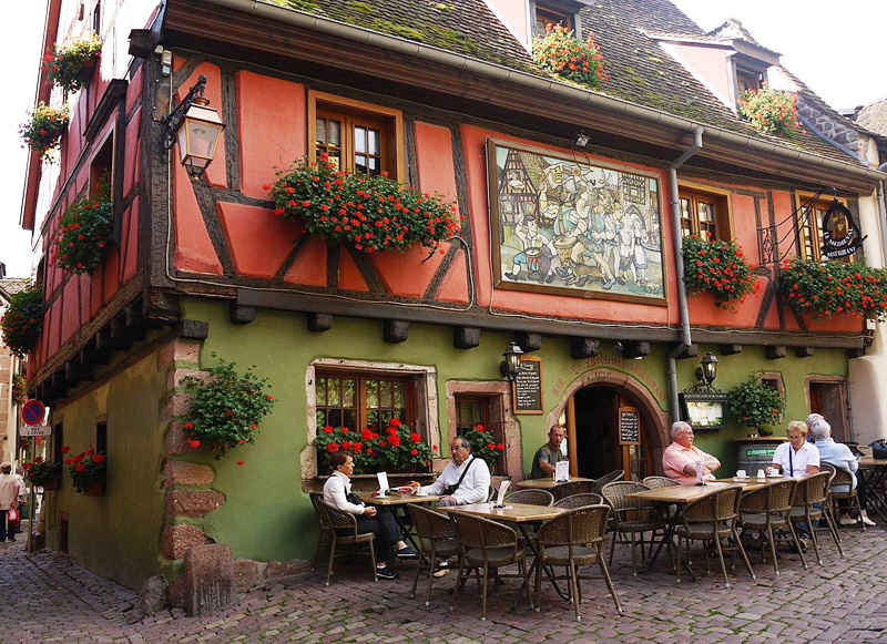 Riquewihr winstub par lily bee alsace belle winstub alsacienne