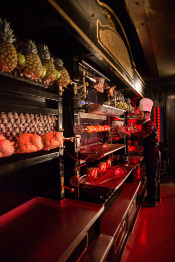 The rotisserie at Les Grands Buffets Restaurant Narbonne Photo credit Les Grands Buffets Restaurant Narbonne