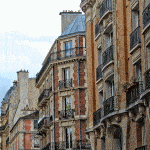 View of the perfect holiday apartment in Paris, with a balcony in a stunning building