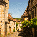 Le joli village de Carennac en Dordogne
