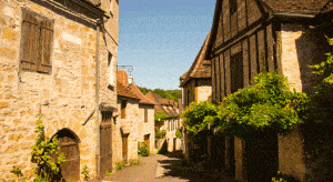 Le joli village de Carennac en Dordogne