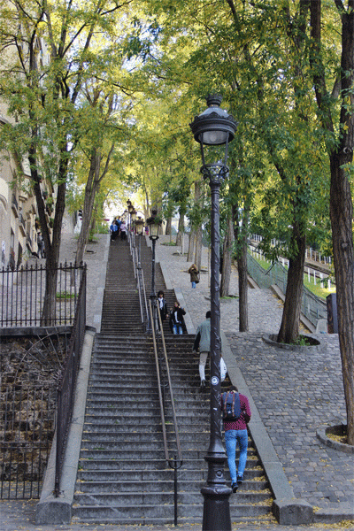 The steps at Montmartre