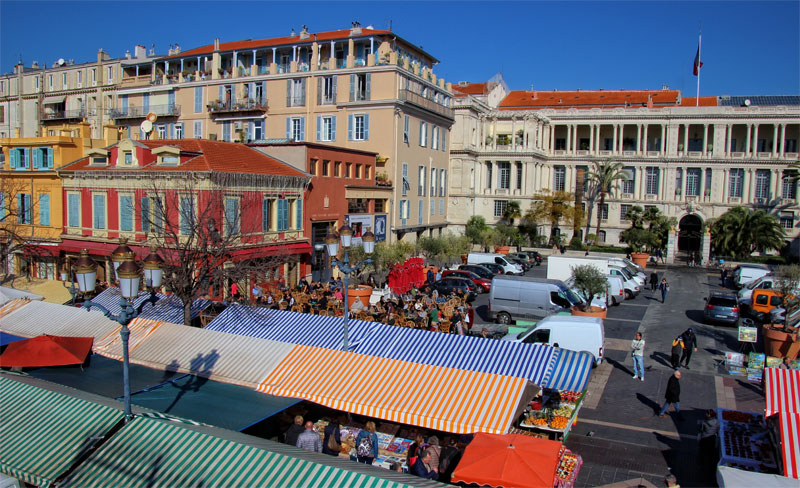 Colourful and vibrant, Cours Saleya market