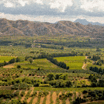 View of the rugged landscape of Les Alpilles Provence