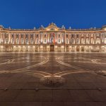 Toulouse Capitole, the grand square of Toulouse city