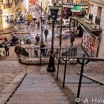 hilly street montmartre paris
