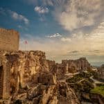 View of the village of Les Baux de Provence, Provence
