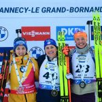 Sur la vague du succès : la biathlète Preuß célèbre sa prochaine victoire - Voigt arrive troisième