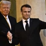 Visite en France : Macron reçoit Trump à l'Élysée à Paris