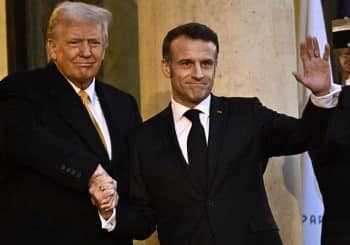 Visite en France : Macron reçoit Trump à l&rsquo;Élysée à Paris