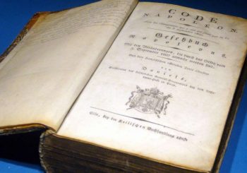 Le code personnel de Napoléon civil pour 395 000 euros vendus aux enchères