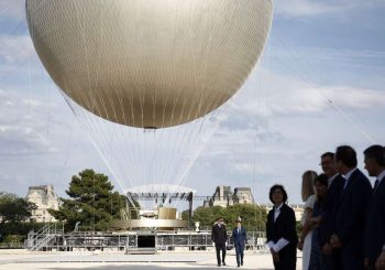 Commencez le 21 juin: le ballon olympique à Paris monte à nouveau
