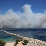 France: Waldbrand déménage à Marseille - Fire-Brigade en grande opération à l'échelle