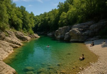 Un spot de baignade gratuit et presque désert à deux heures de Lyon