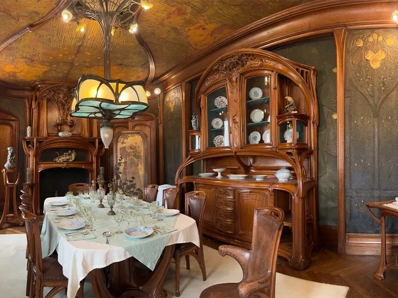 Salle à manger Art Nouveau, Musée de l'Ecole de Nancy