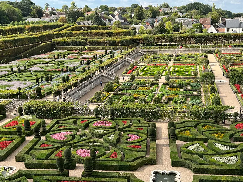 Photo Janine Marsh Jardins des parterres du château de Villandry